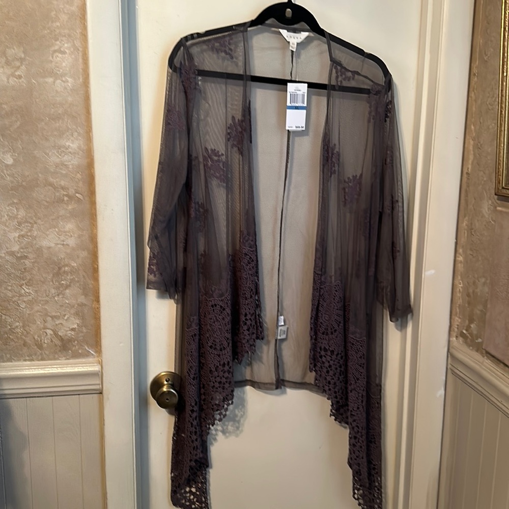 Adiva Hi Lo Kimono Wrap Size XL NWT